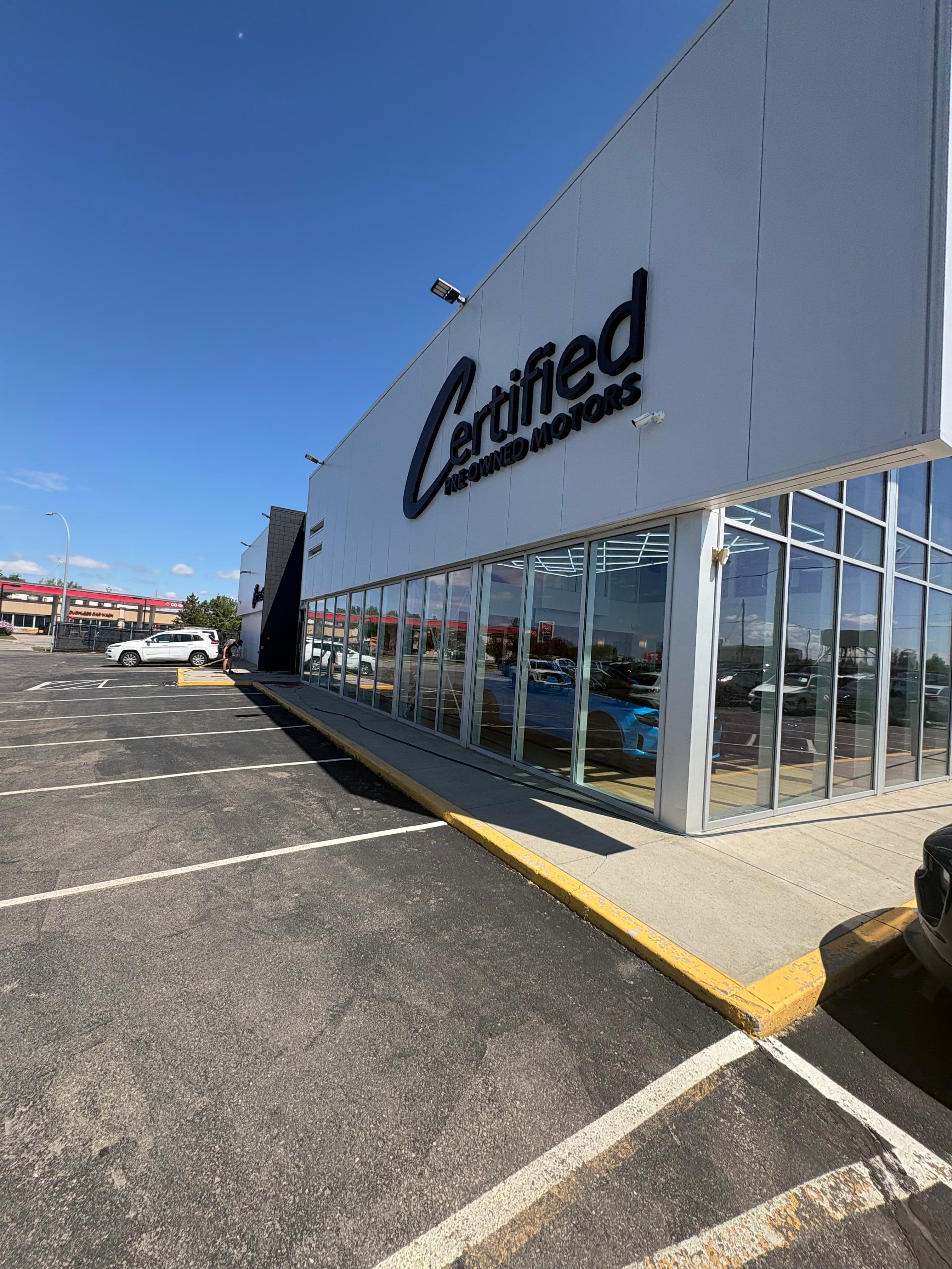 Project Spotless Storefront Windows at Certified Pre-Owned Motors image